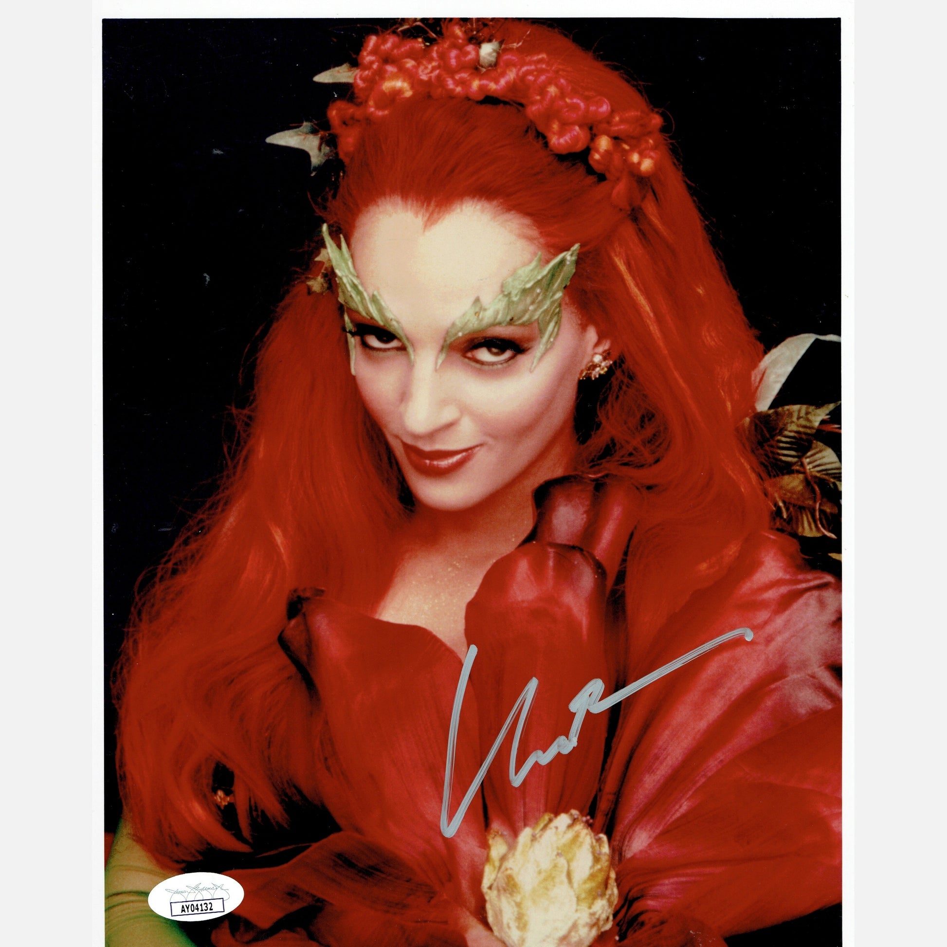 UMA THURMAN autograph ACOA signed 8x10 photography BATMAN 8x10