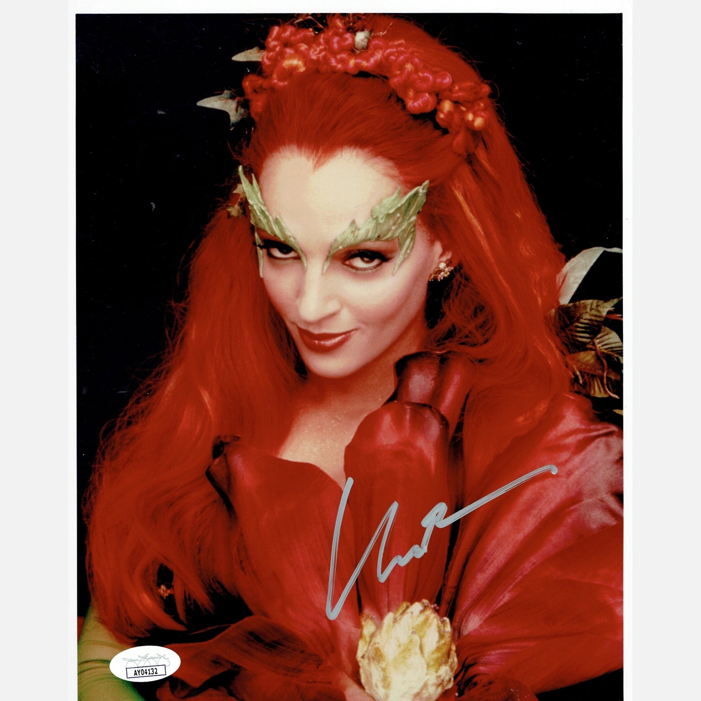 UMA THURMAN autograph ACOA signed 8x10 photography BATMAN