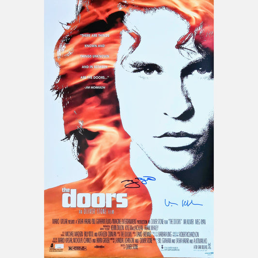 VAL KILMER & MEG RYAN autographs ACOA signed The Doors poster 16x24