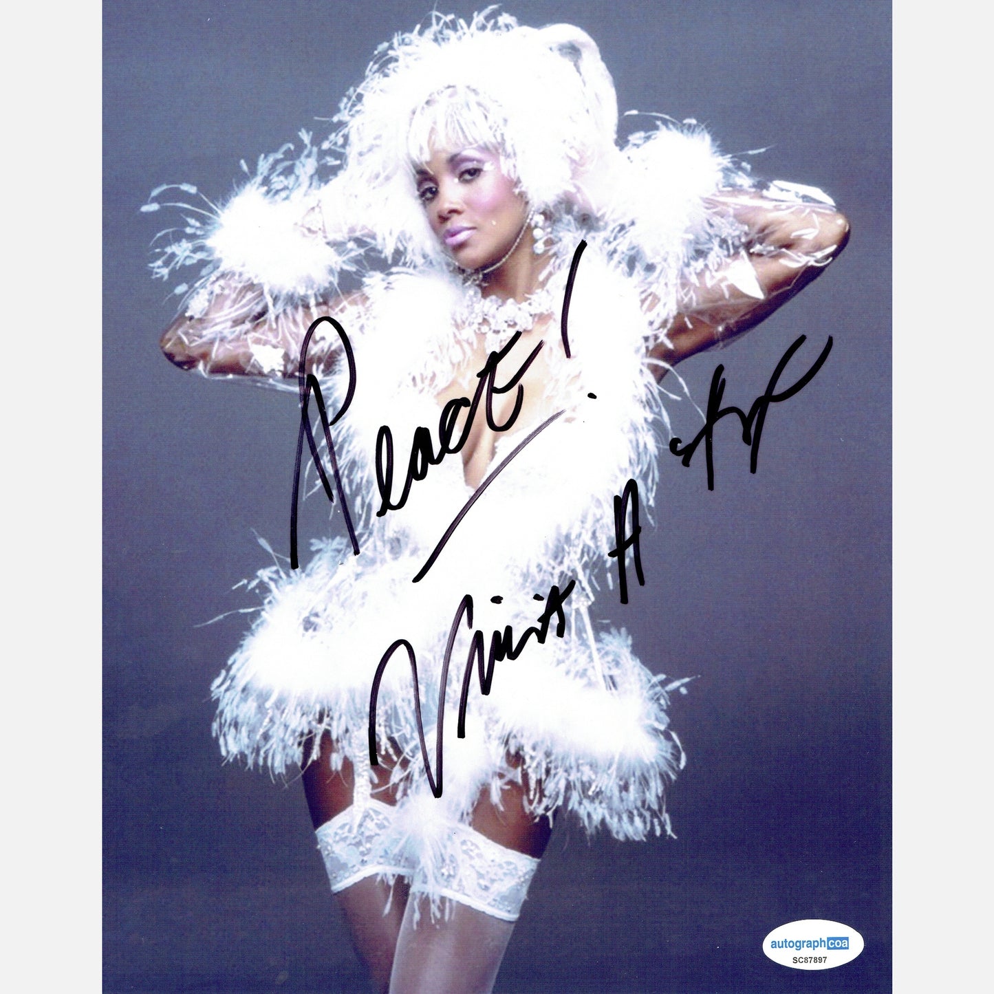 VIVICA A. FOX autograph ACOA signed 8x10 photography BATMAN