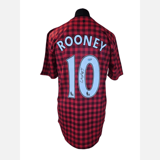 WAYNE ROONEY signed soccer jersey BECKETT certificate Manchester United Jersey