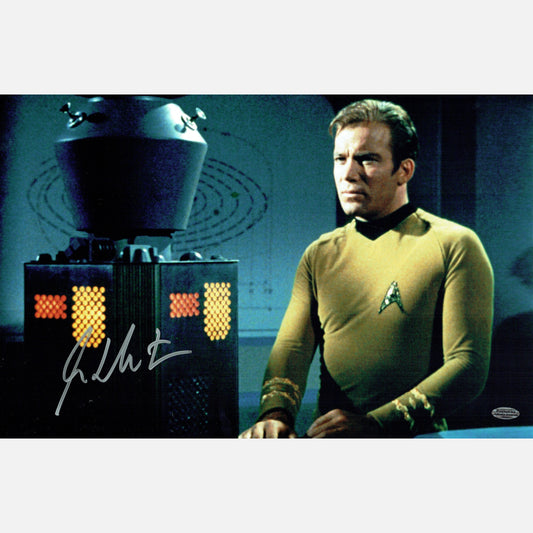 WILLIAM SHATNER autograph Playball Ink signed 11x17 photography STAR TREK 11x17