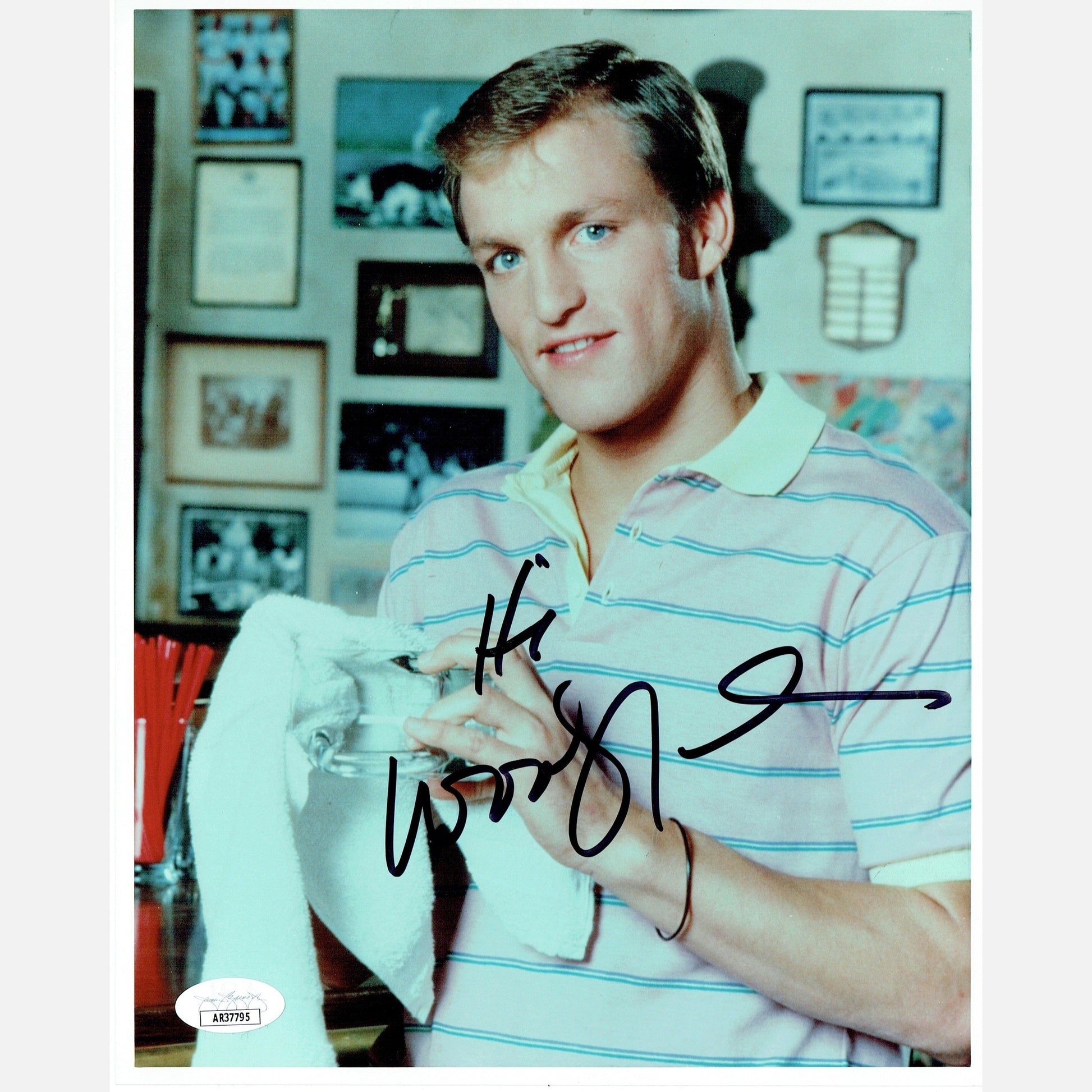 WOODY HARRELSON autograph JSA signed 8x10 photography 8x10