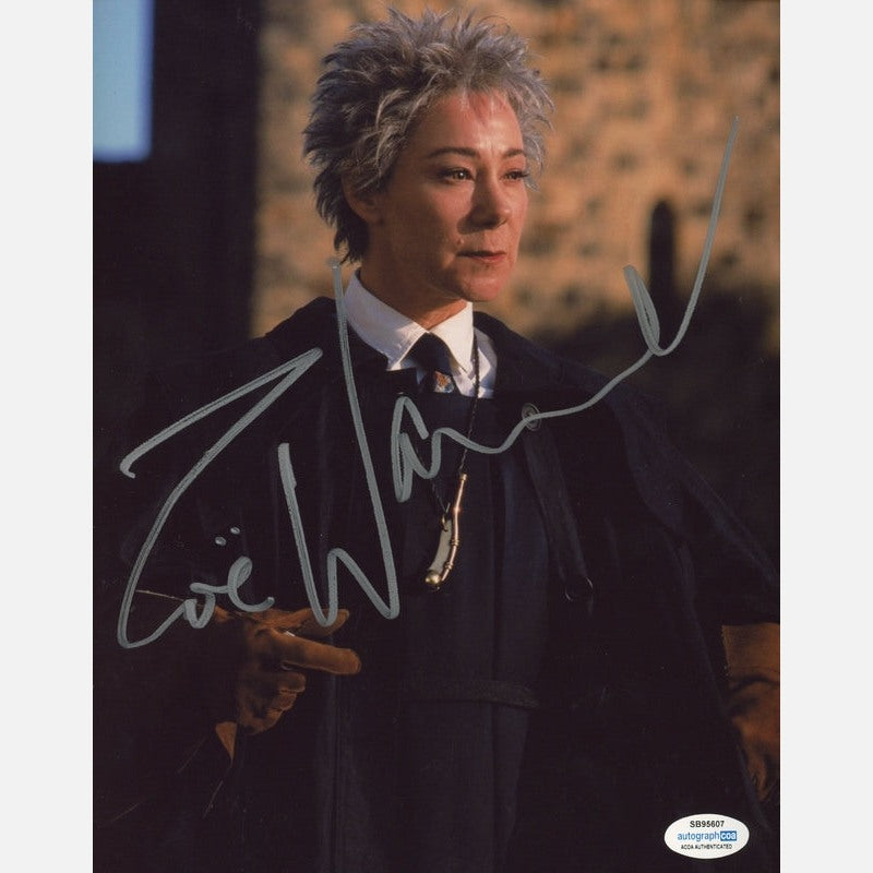 ZOE WANAMAKER autograph ACOA signed 8x10 photography HARRY POTTER